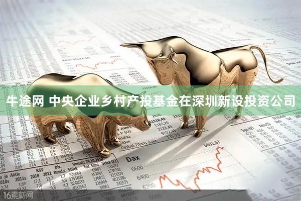 牛途网 中央企业乡村产投基金在深圳新设投资公司